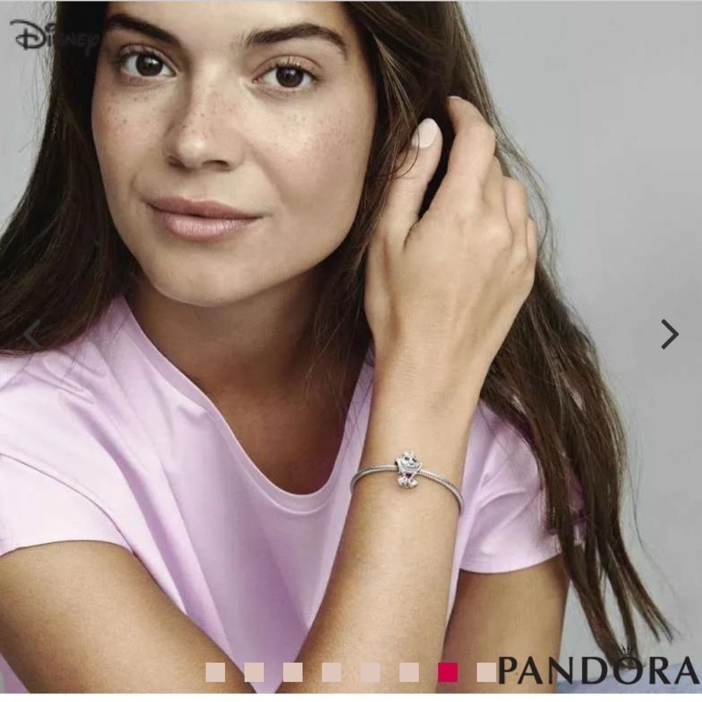 Pandora Disney Alice in Wonderland Cheshire Cat Charm - Picture 6 of 6